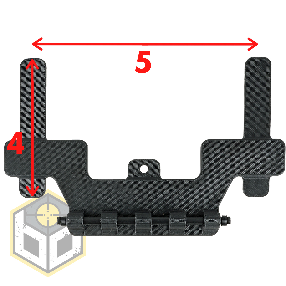 Laser Molle 5x4 Black 3