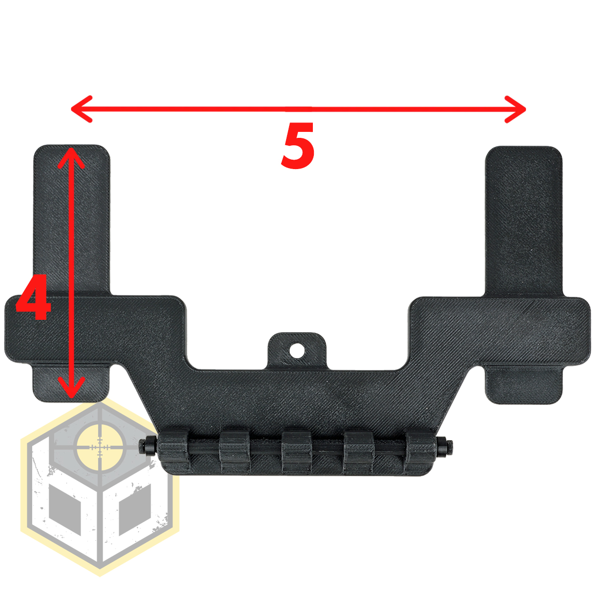 Normal Molle 5x4 Black 3