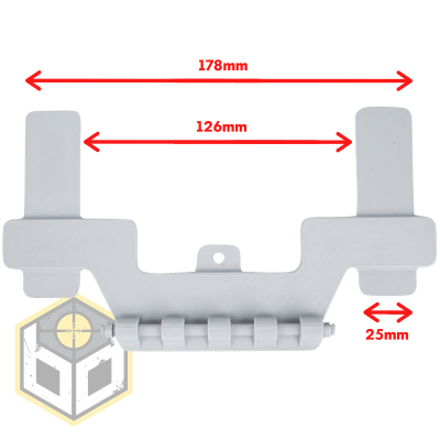 Normal Molle 5x4 Grey 1mm