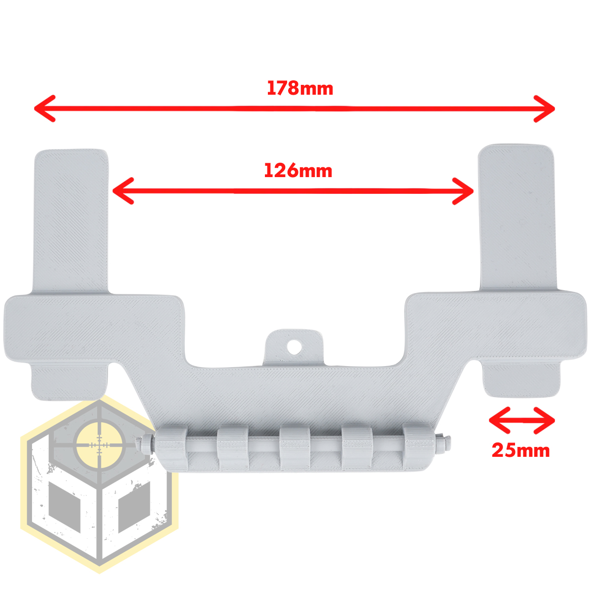 Normal Molle 5x4 Grey 1mm