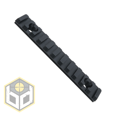 Picatinny Rail 11 Slot 155mm Black