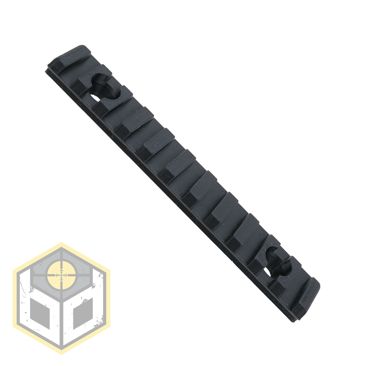 Picatinny Rail 11 Slot 155mm Black
