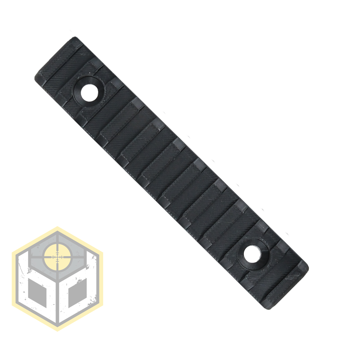 Picatinny Rail 11 Slot 155mm Black 1