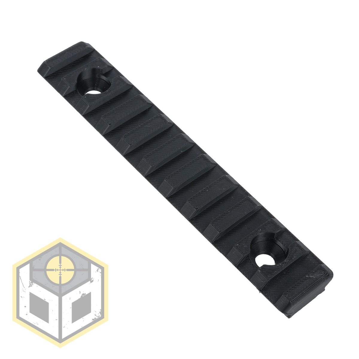 Picatinny Rail 11 Slot 155mm Black 2