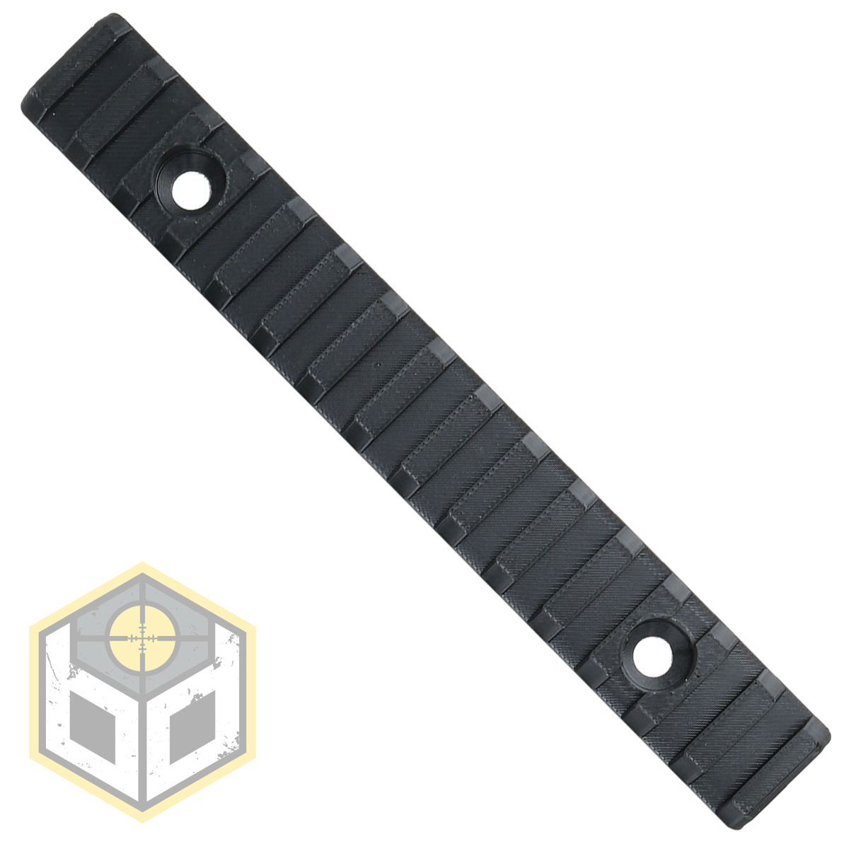 Picatinny Rail 15 Slot 155mm Black