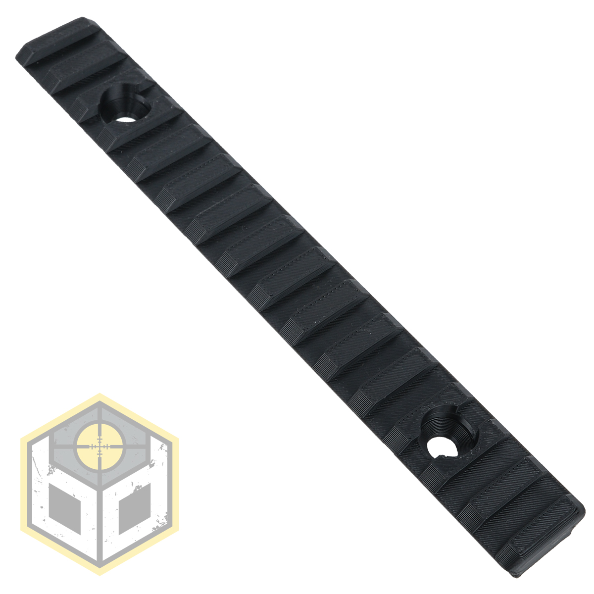 Picatinny Rail 15 Slot 155mm Black 1