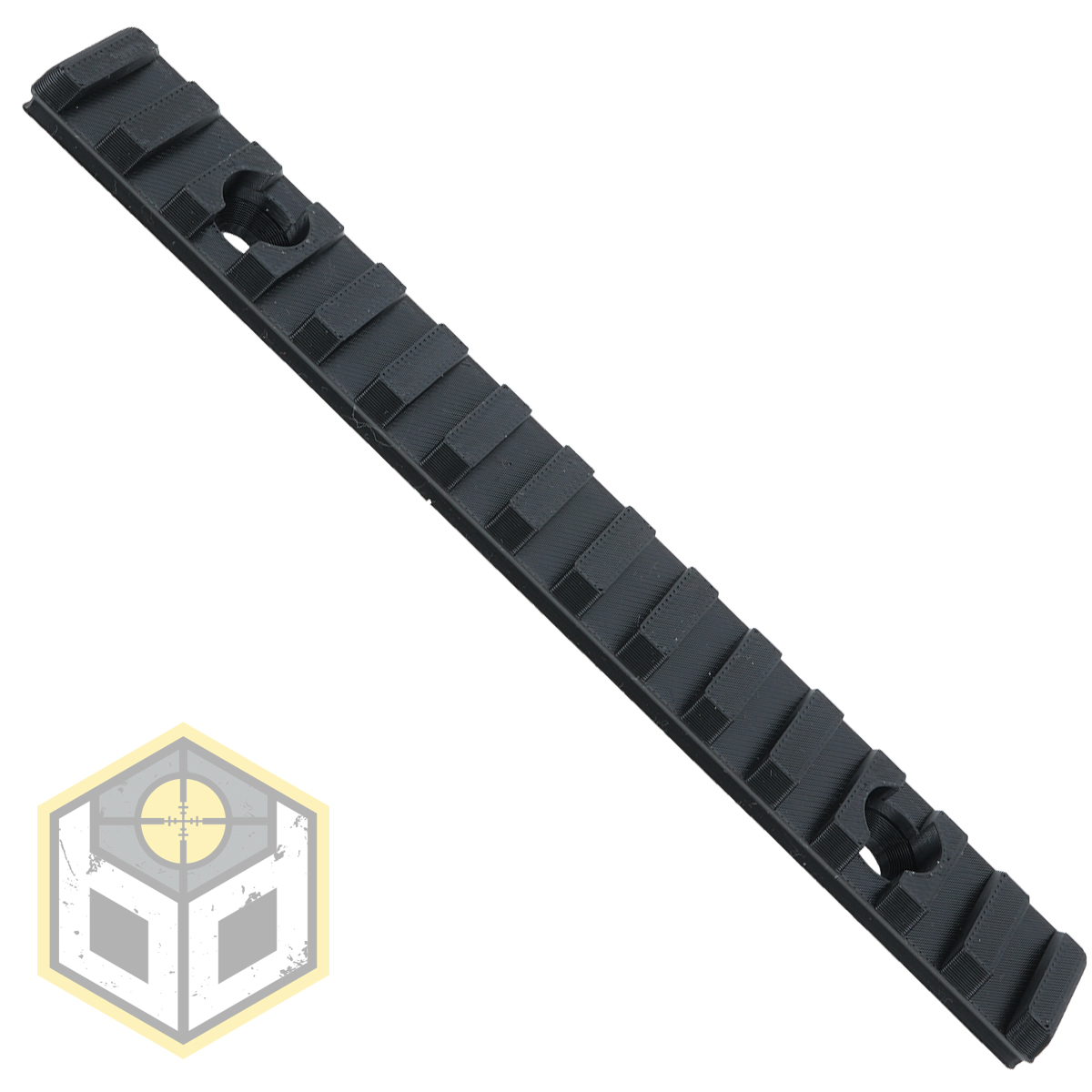 Picatinny Rail 15 Slot 155mm Black 2