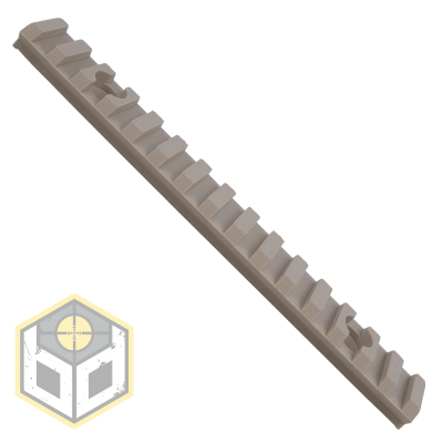 Picatinny Rail 15 Slot 155mm Desert Storm