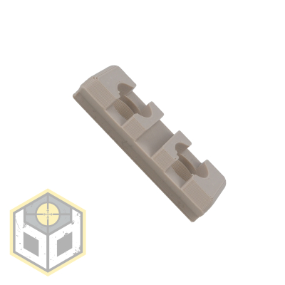 Picatinny Rail 3 Slot 42mm Desert Storm