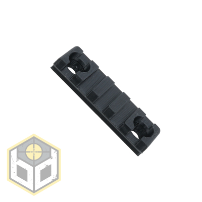 Picatinny Rail 5 Slot 55mm Black