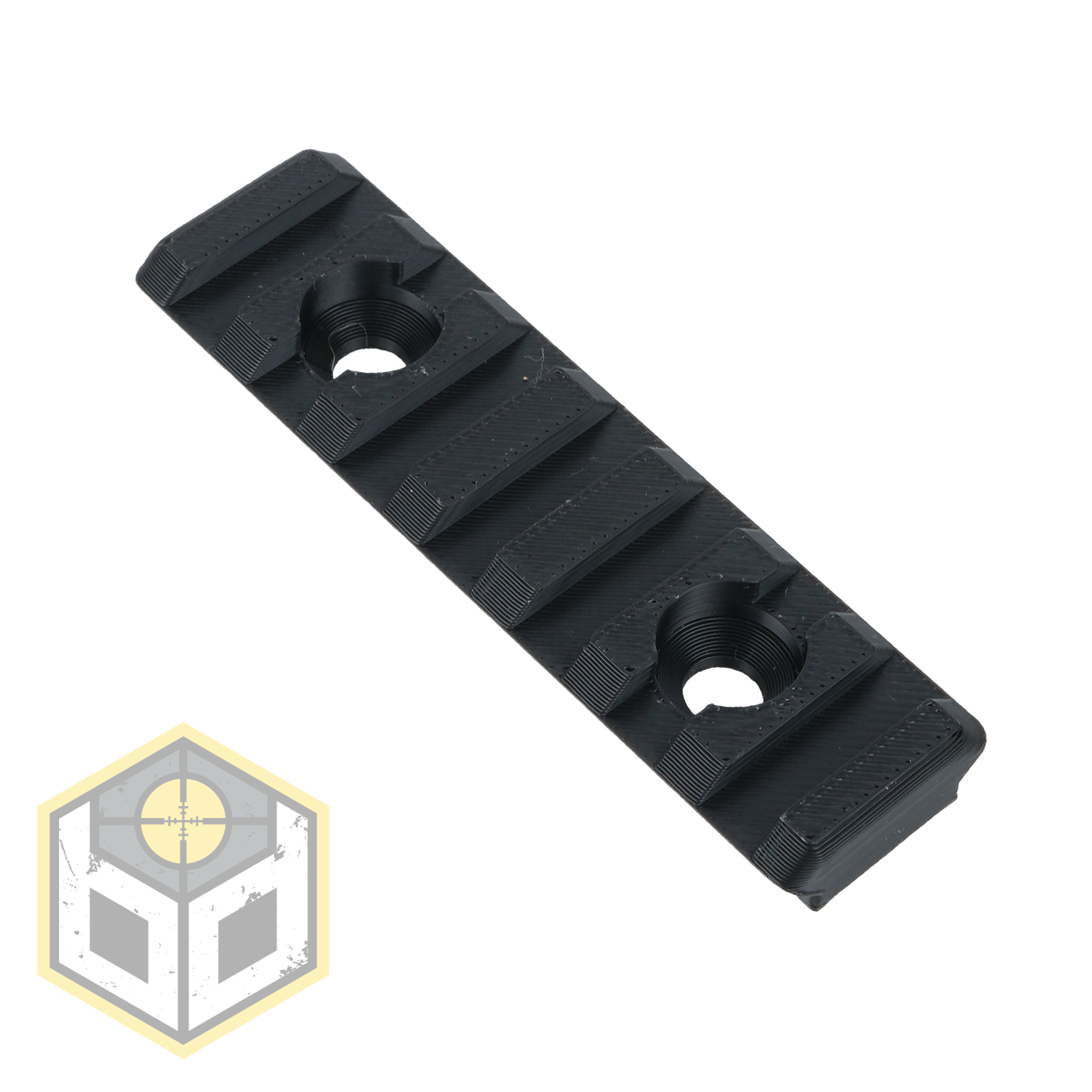 Picatinny Rail 7 Slot 75mm Black 2