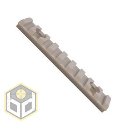 Picatinny Rail 9 Slot 95mm Desert Storm