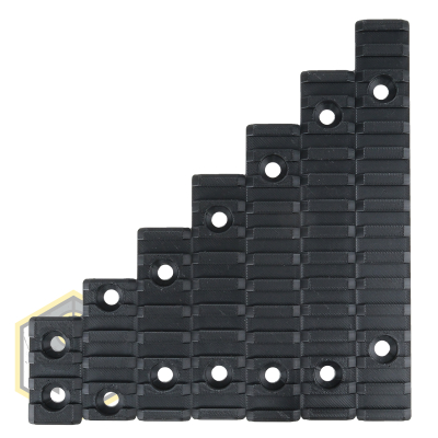 Picatinny Rail Set 7 Black