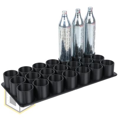 12G Co2 Capsule 21 Cartridge Storage Black