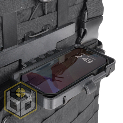 Molle Phone Case Holder - iPhone 11-16 Pro Max - Black