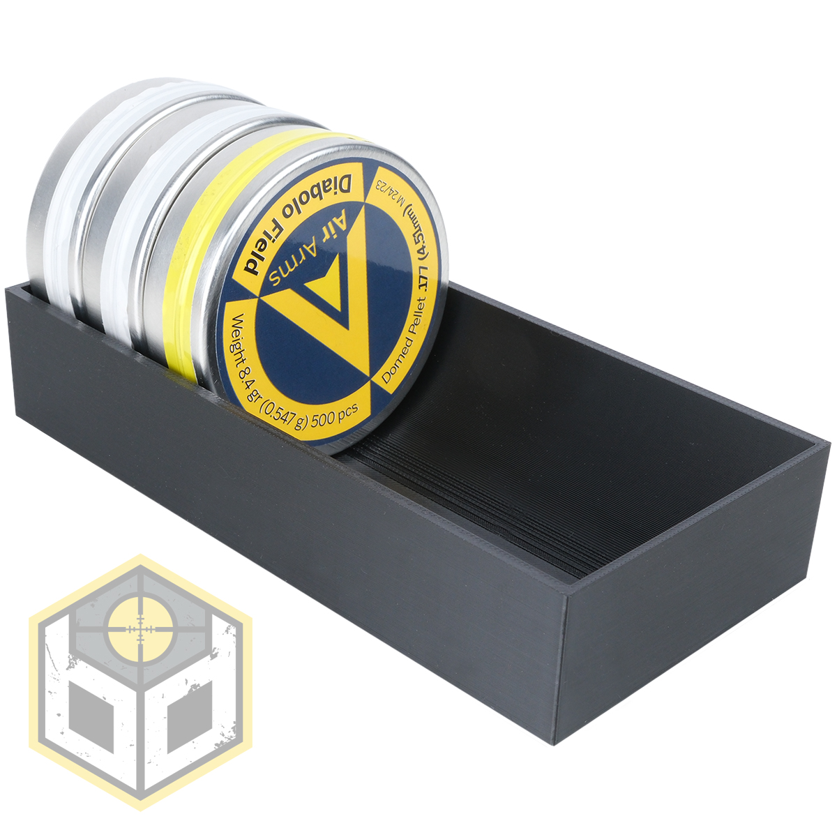 Airgun Pellet Tin Holder