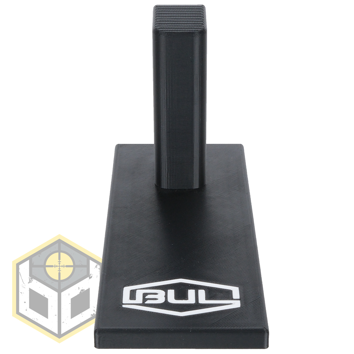 Bull pistol stand with logo 3