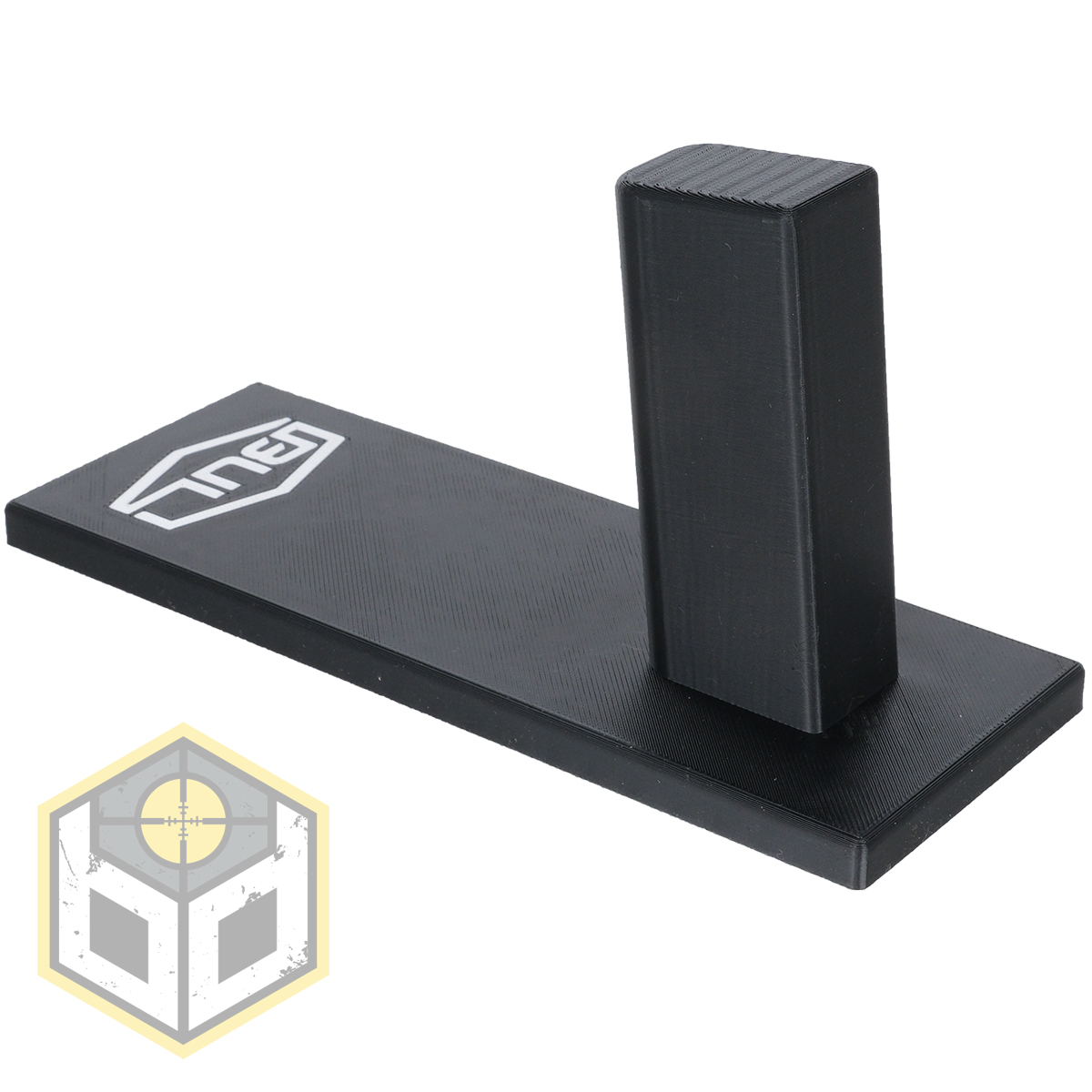 Bull pistol stand with logo 5
