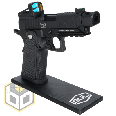 Bull pistol stand with logo 7