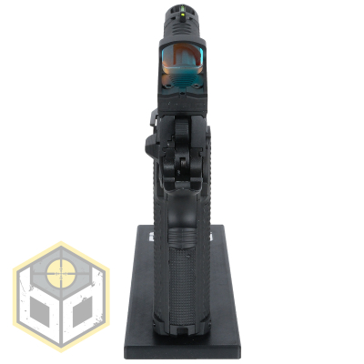 Bull pistol stand with logo 8