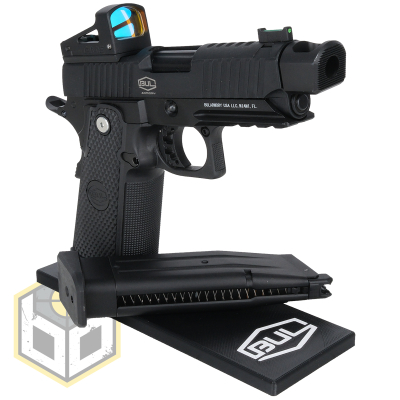 Bull pistol stand with logo 9