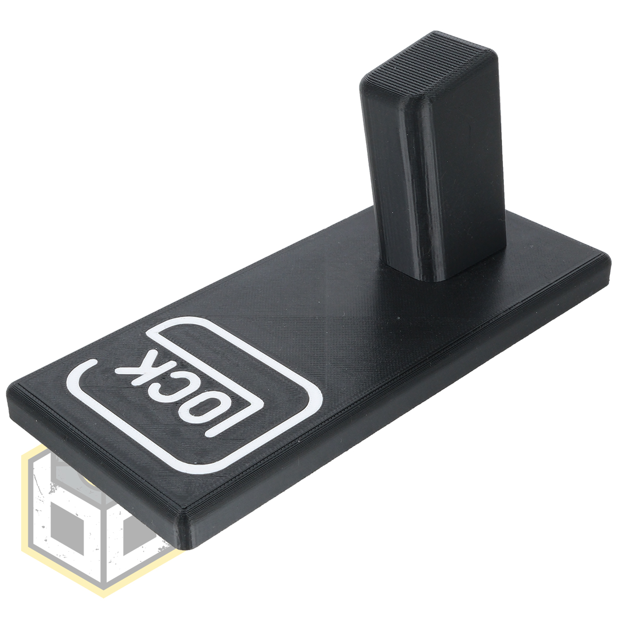 Glock Pistol Stand with Logo 2