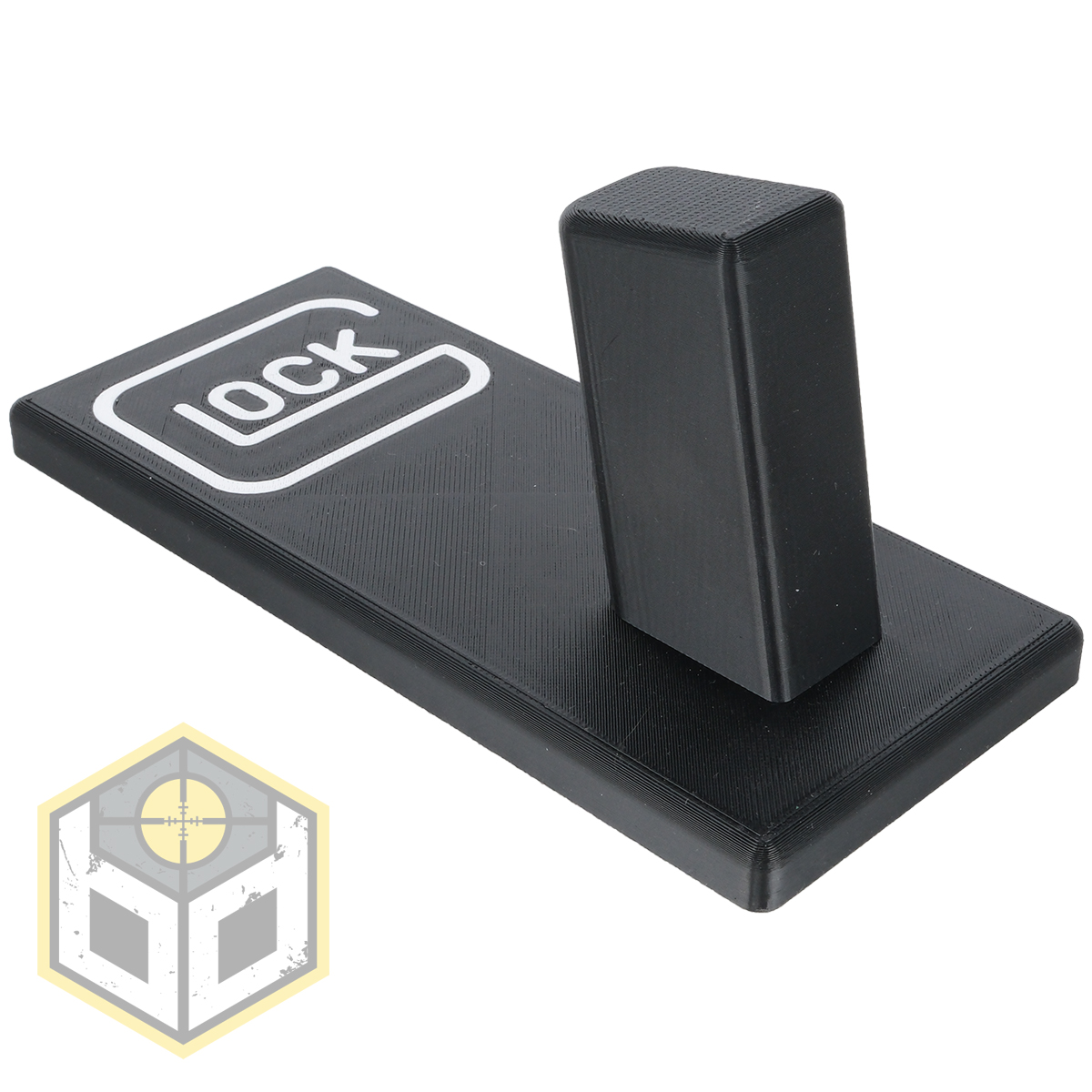 Glock Pistol Stand with Logo 4