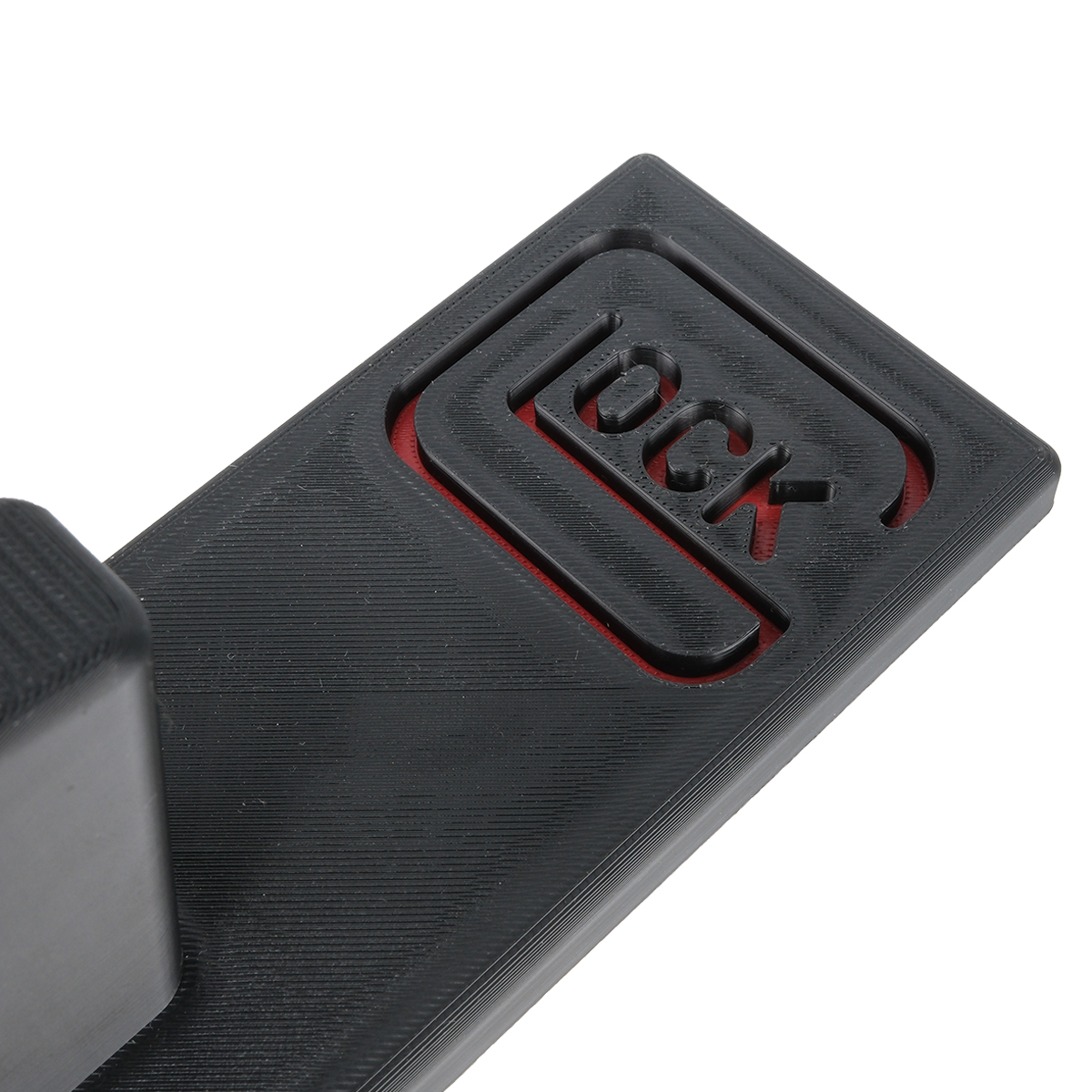 Glock Pistol Stand with Red Logo 5