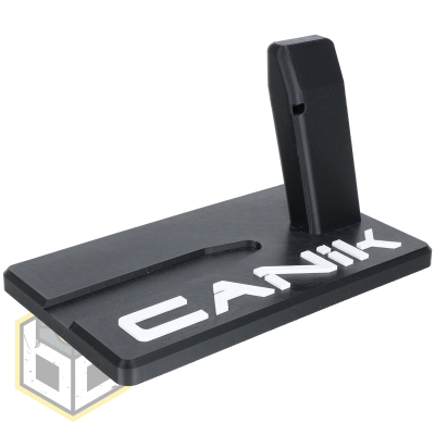 Canik Mete Pistol and Mag Stand White Logo