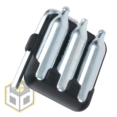 12g Co2 Cartridge and Hex Key Holder Black 3