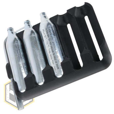 12g Co2 Cartridge and Hex Key Holder Black 5