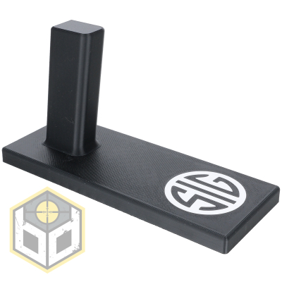 SIG Pistol Display Stand with White Logo