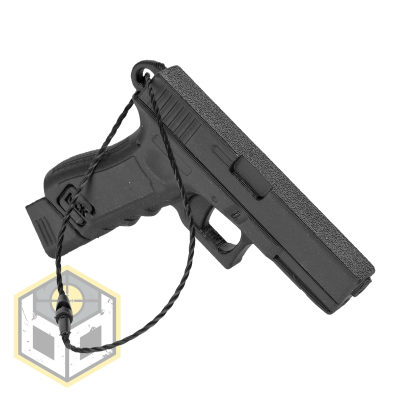 Christmas Tree Glock Pistol Decoration Black EX 1