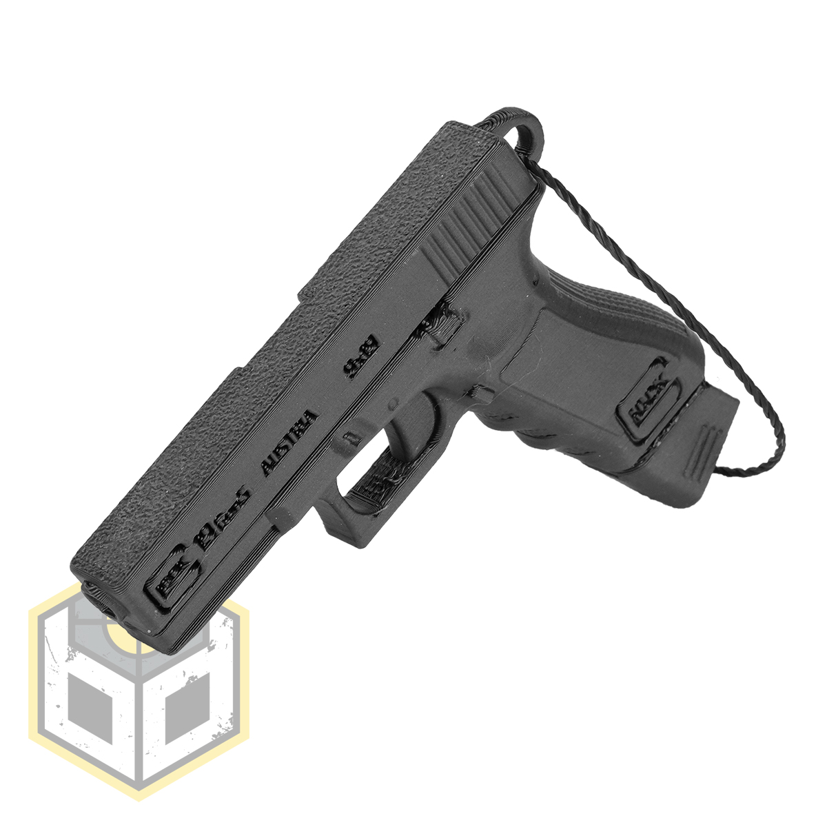 Christmas Tree Glock Pistol Decoration Black EX 2