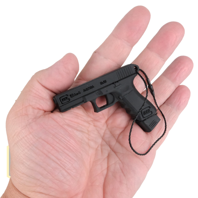 Christmas Tree Glock Pistol Decoration Black EX H1