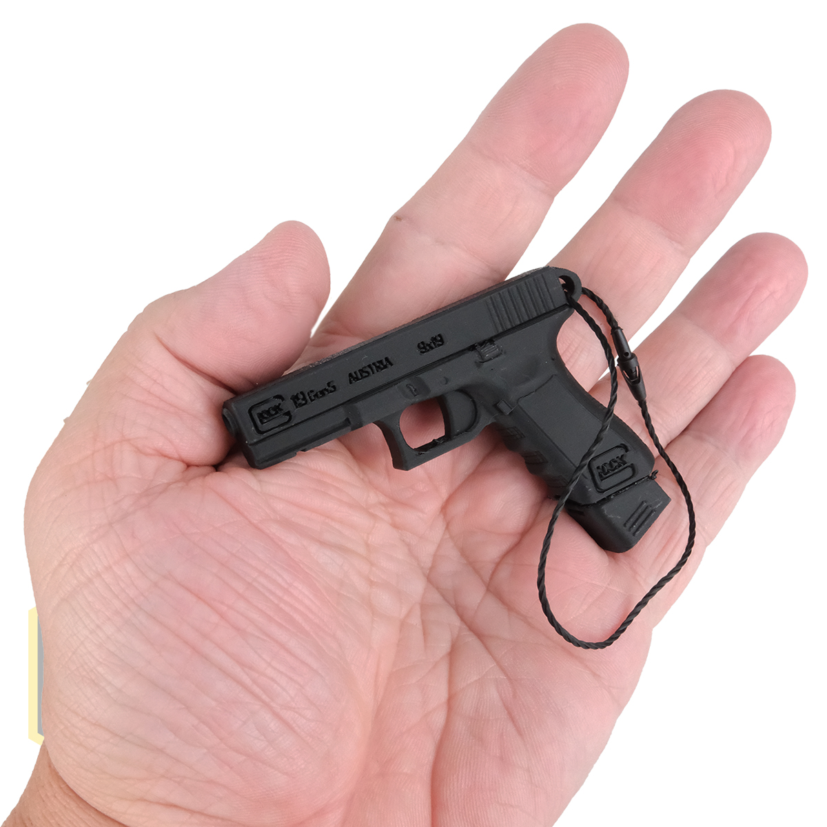 Christmas Tree Glock Pistol Decoration Black EX H1