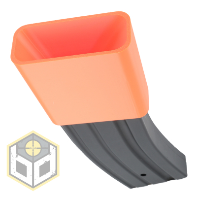 M4 High-Cap Airsoft BB Magazine Speed Loader Orange