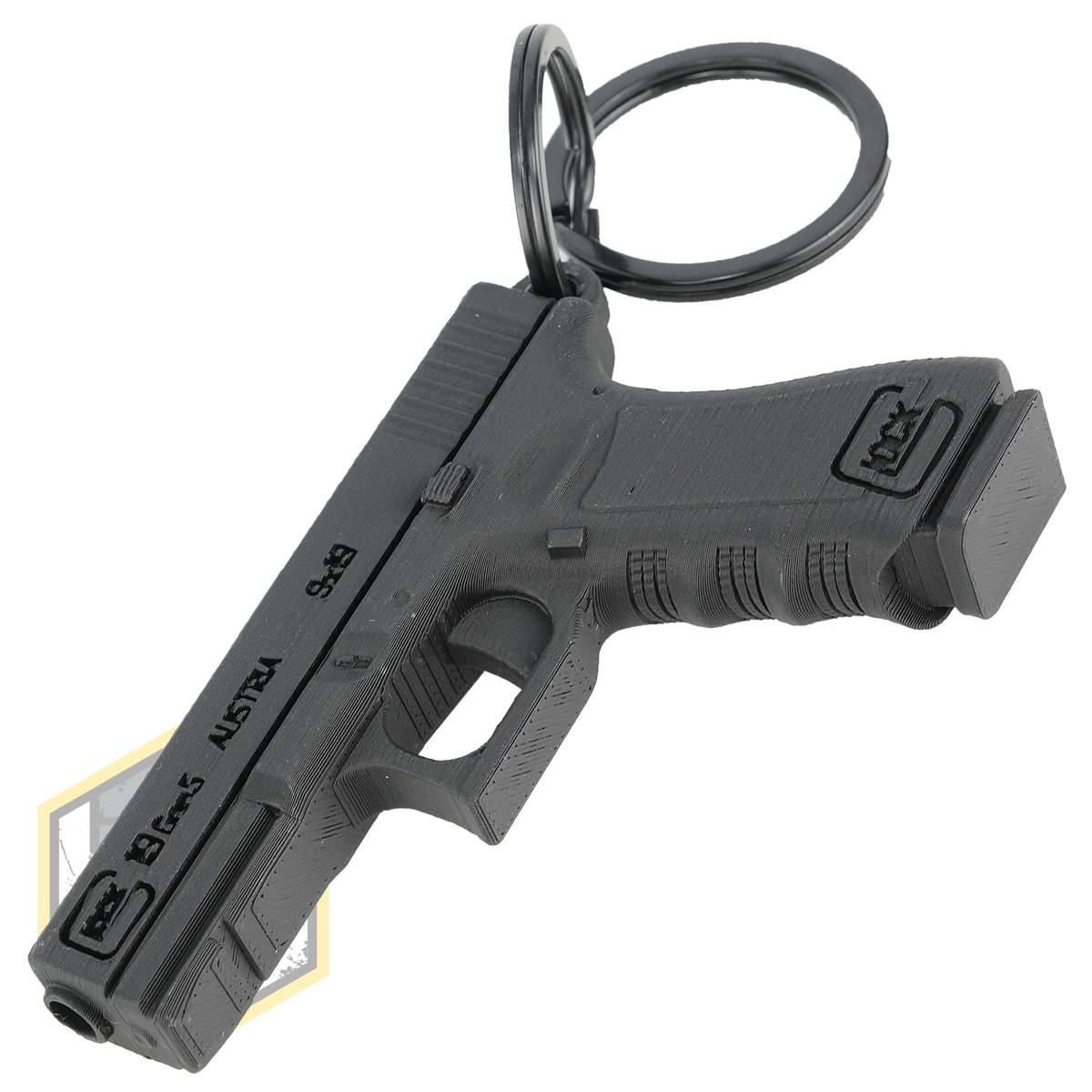 Pistol Glock Keyring B4