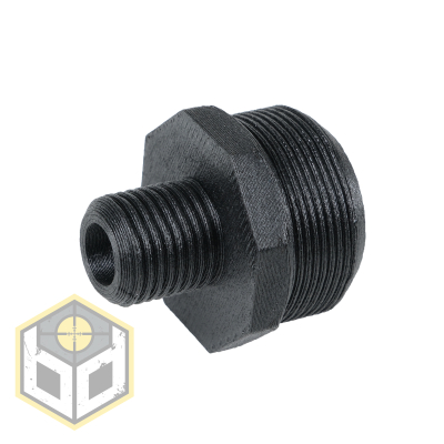 Airgun Moderator Adapter Octagonal M24x1MM Carbon Fibre