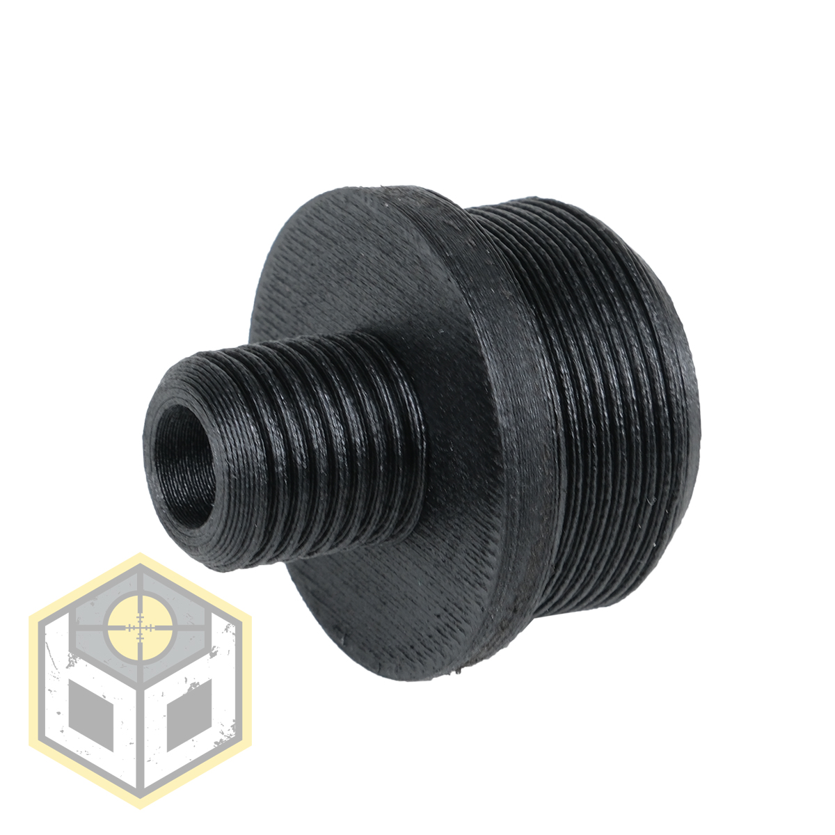 Airgun Moderator Adapter M24x1MM Carbon Fibre