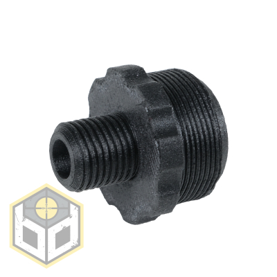 Airgun Moderator Adapter Cutout M24x1MM Carbon Fibre