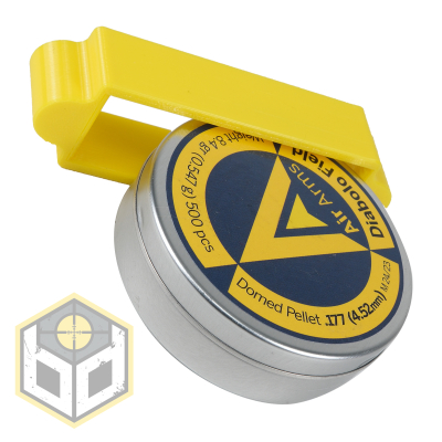 V2 Diabolo Airgun Pellet Saver Tin Clip BD1 TPU - Shinny Rubber Yellow