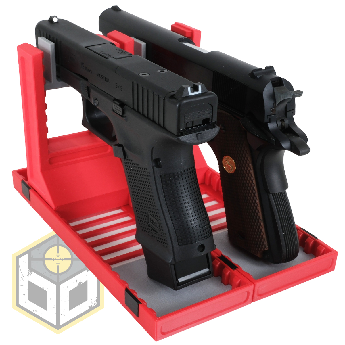 BD pistol stand red 17