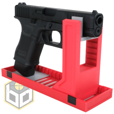 BD pistol stand red 9