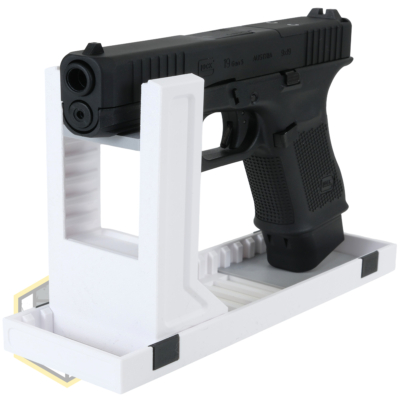 UM Pistol Stand Set White