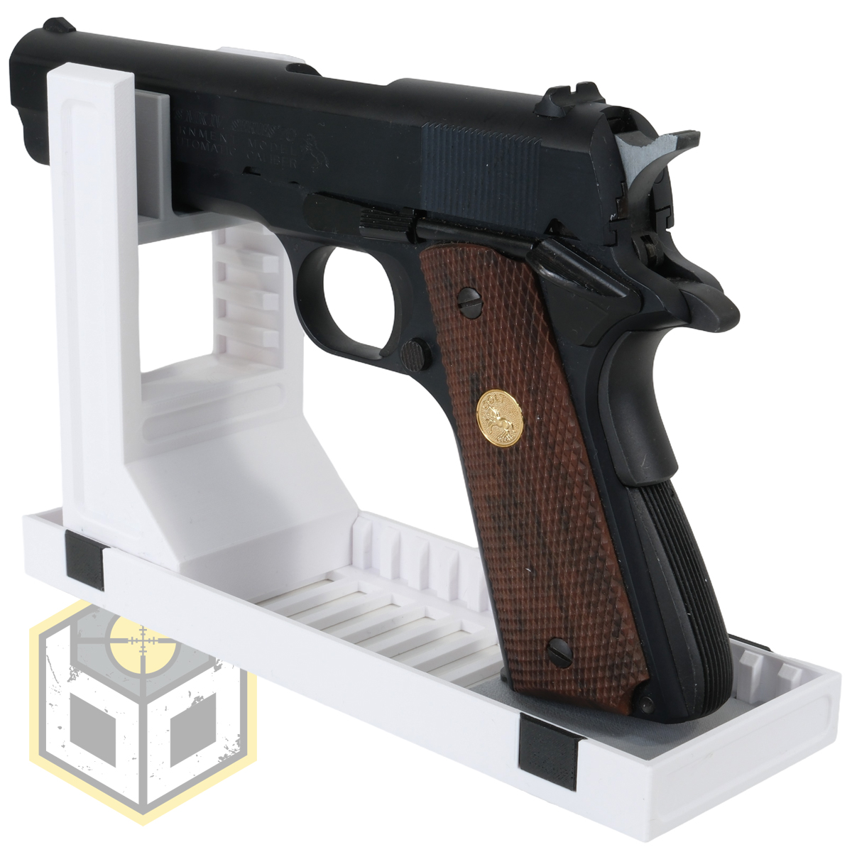 UM Pistol Stand Set White 124