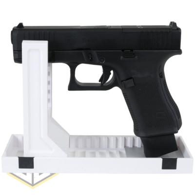 UM Pistol Stand Set White 2