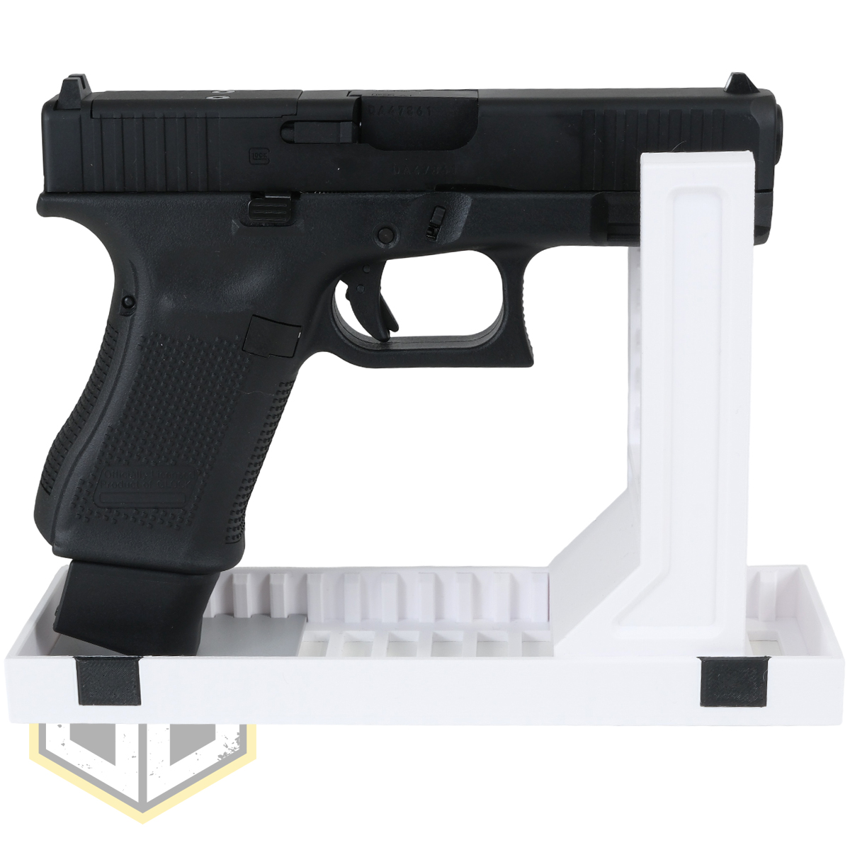 UM Pistol Stand Set White 4
