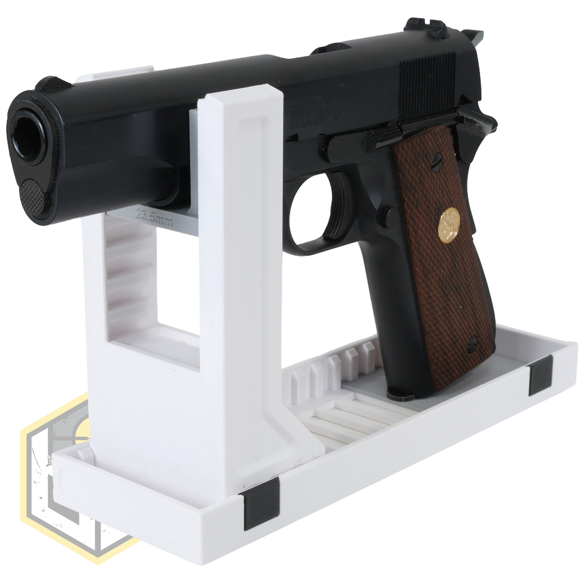 UM Pistol Stand Set White 5