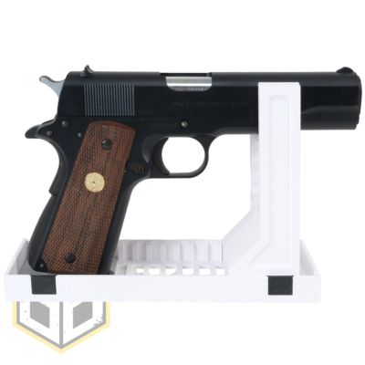 UM Pistol Stand Set White 6